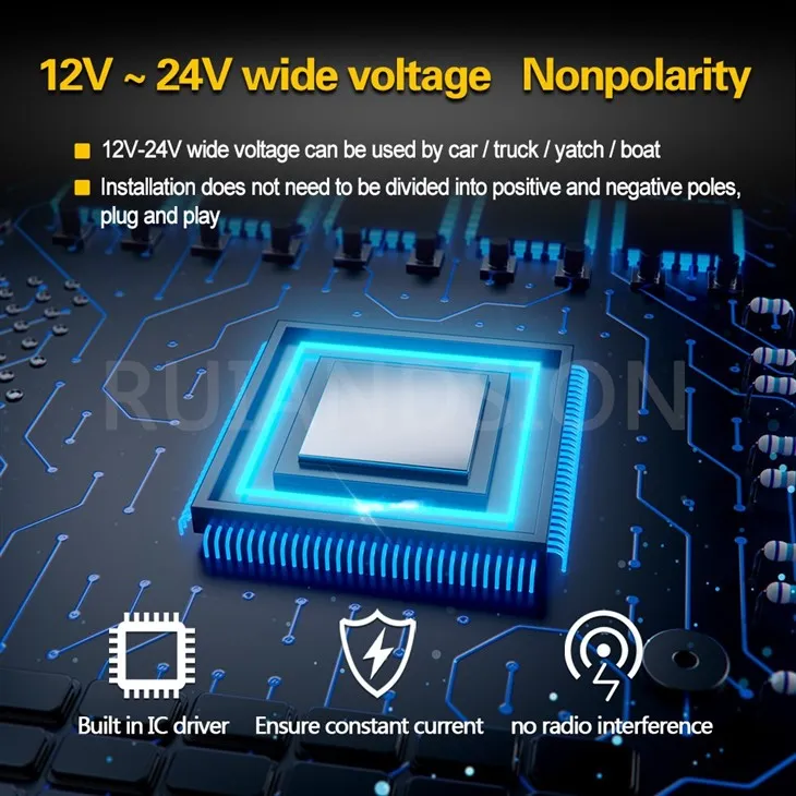 Yellow 12V 24V bulbs